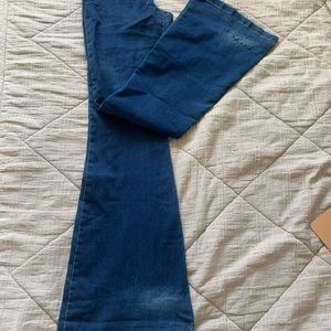 Michael Kors, flares, size 4, are a little worn at the ends from being cuffed